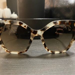 Prada Sunglasses SPR 16R Color UA0-3D0 Leopard Print W/Case EUC